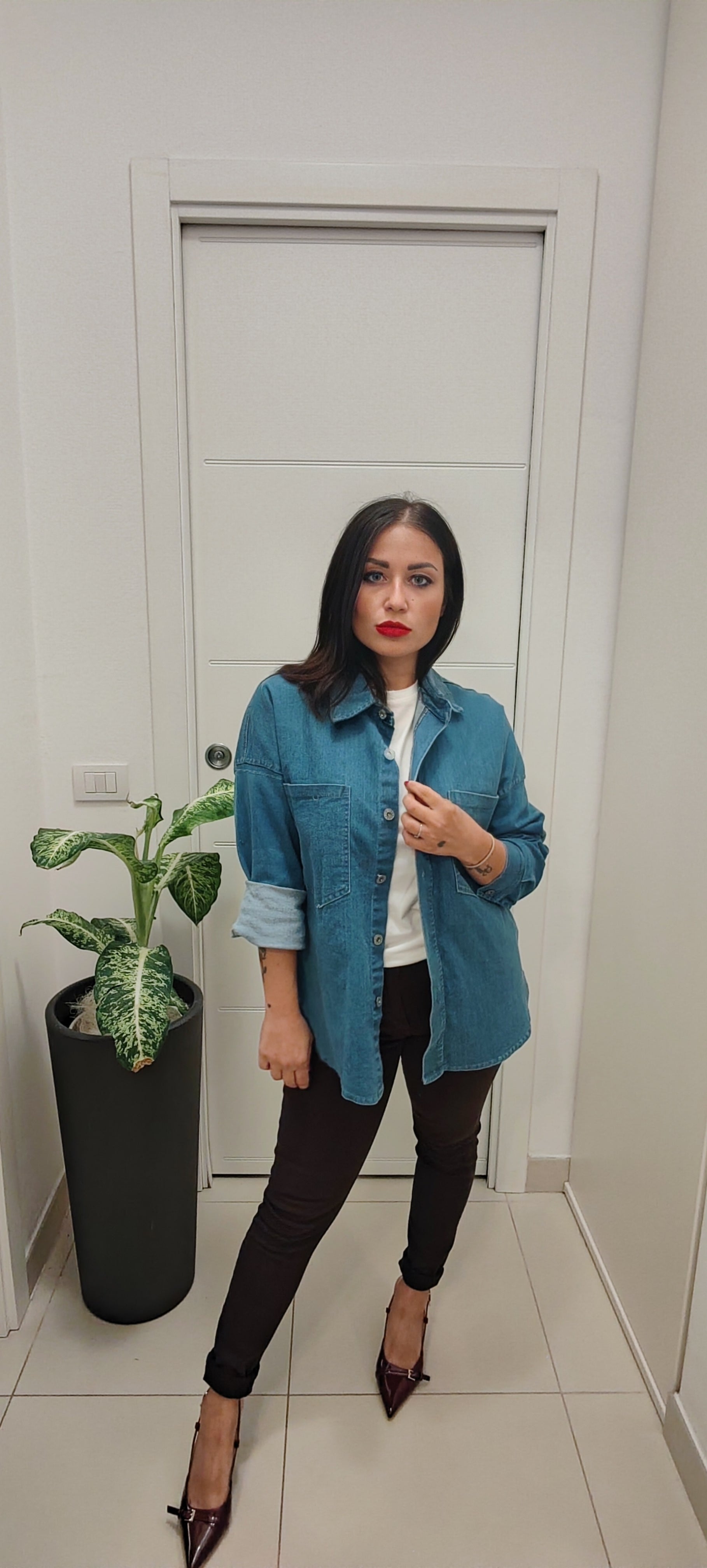 CAMICIA DI JEANS "CHIARA"
