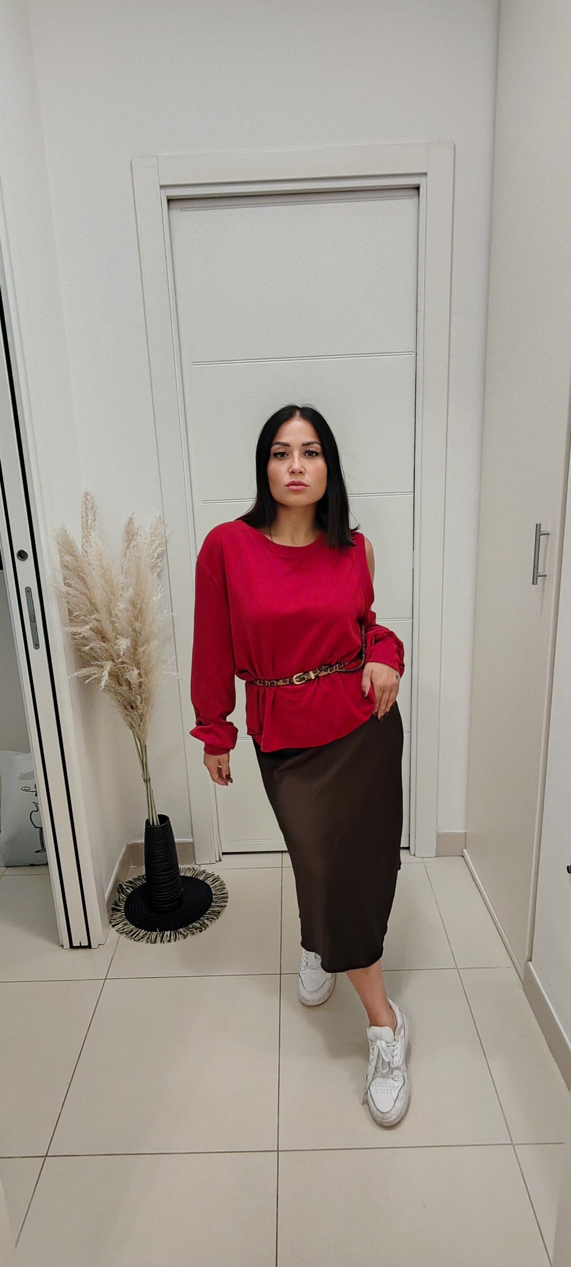 outfit casual ...felpa+gonna (completo)