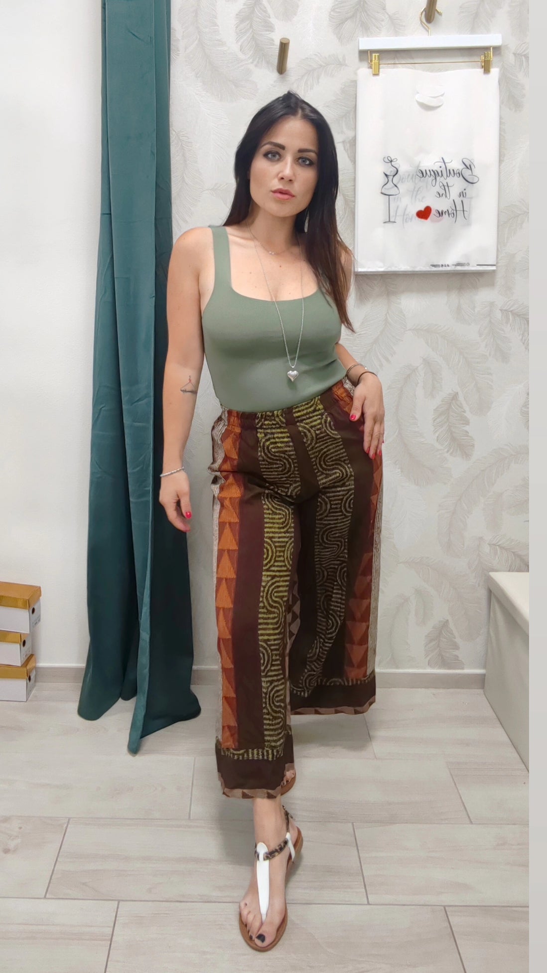 Pantalone in viscosa