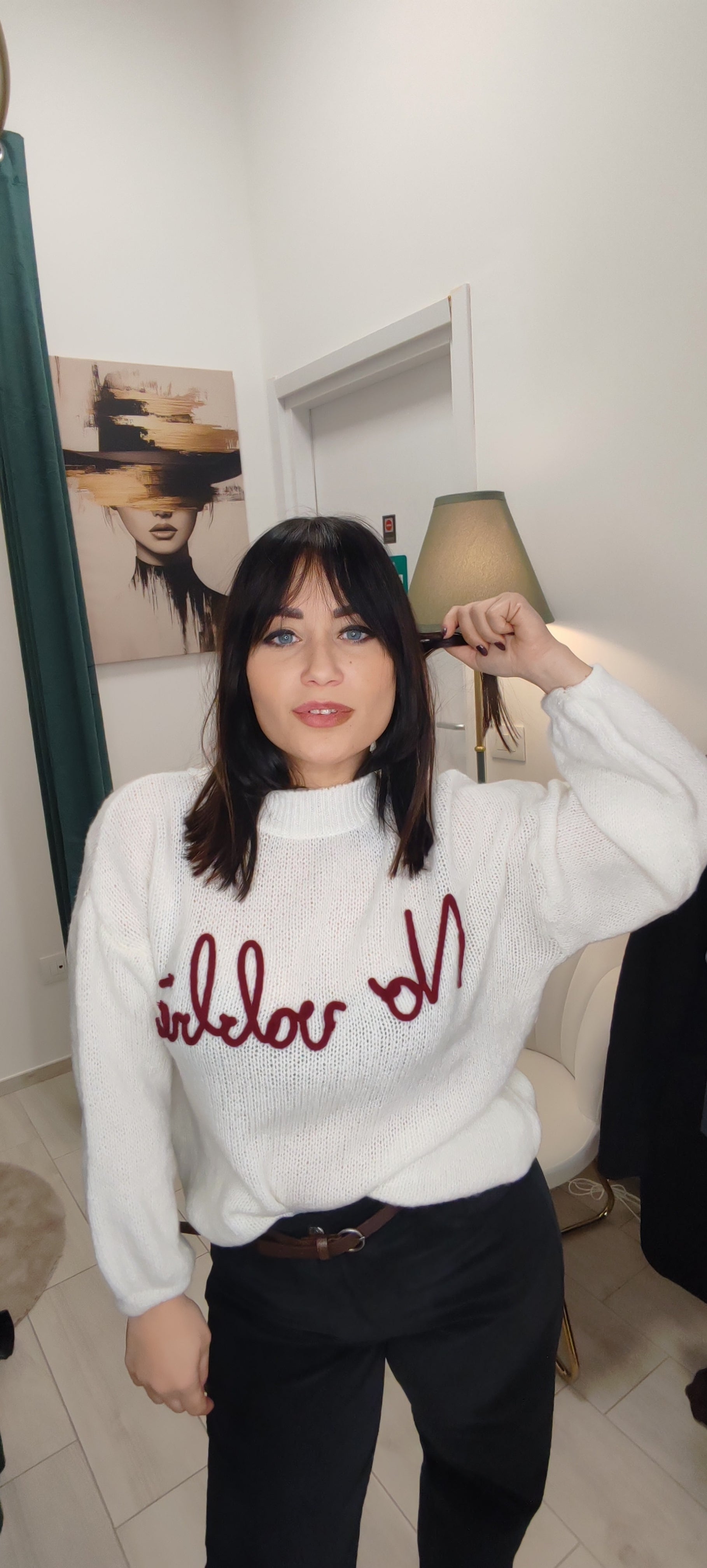 maglione "NO VABBE'"