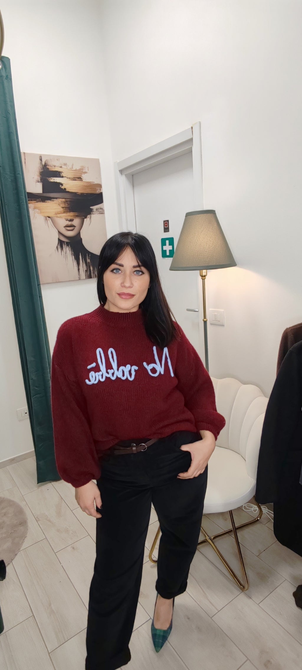 maglione "NO VABBE'"