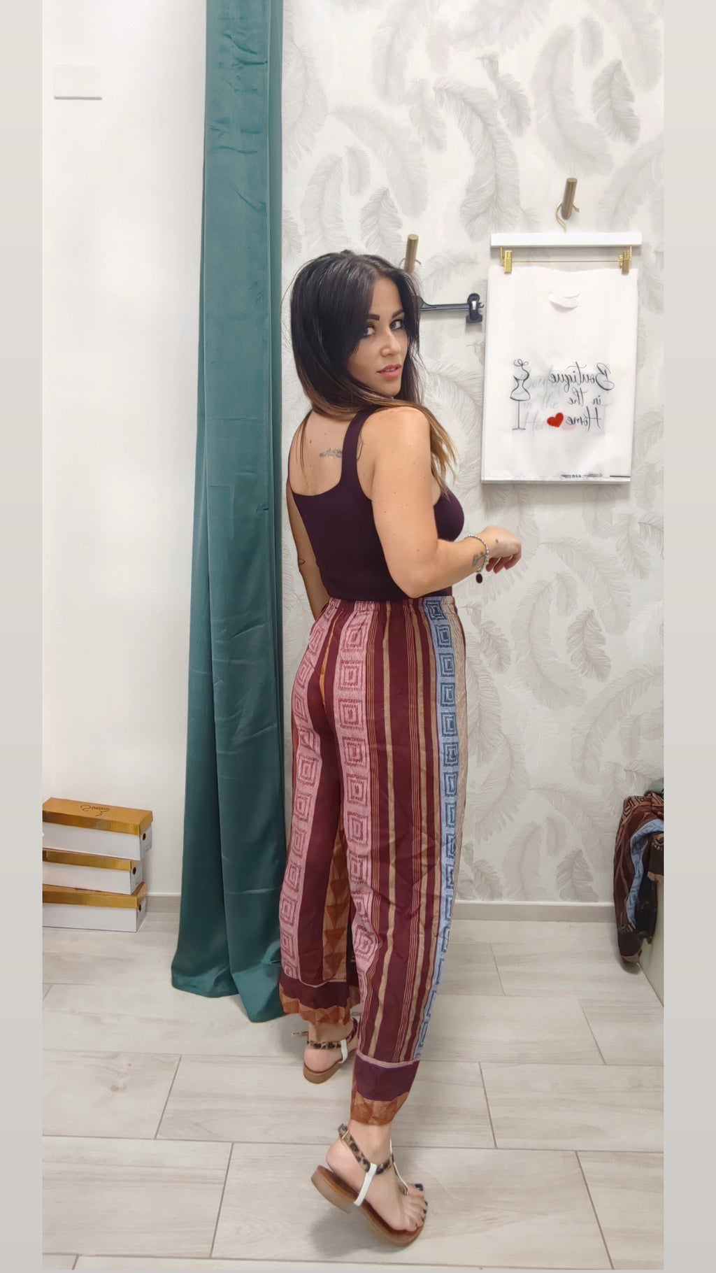 Pantalone in viscosa