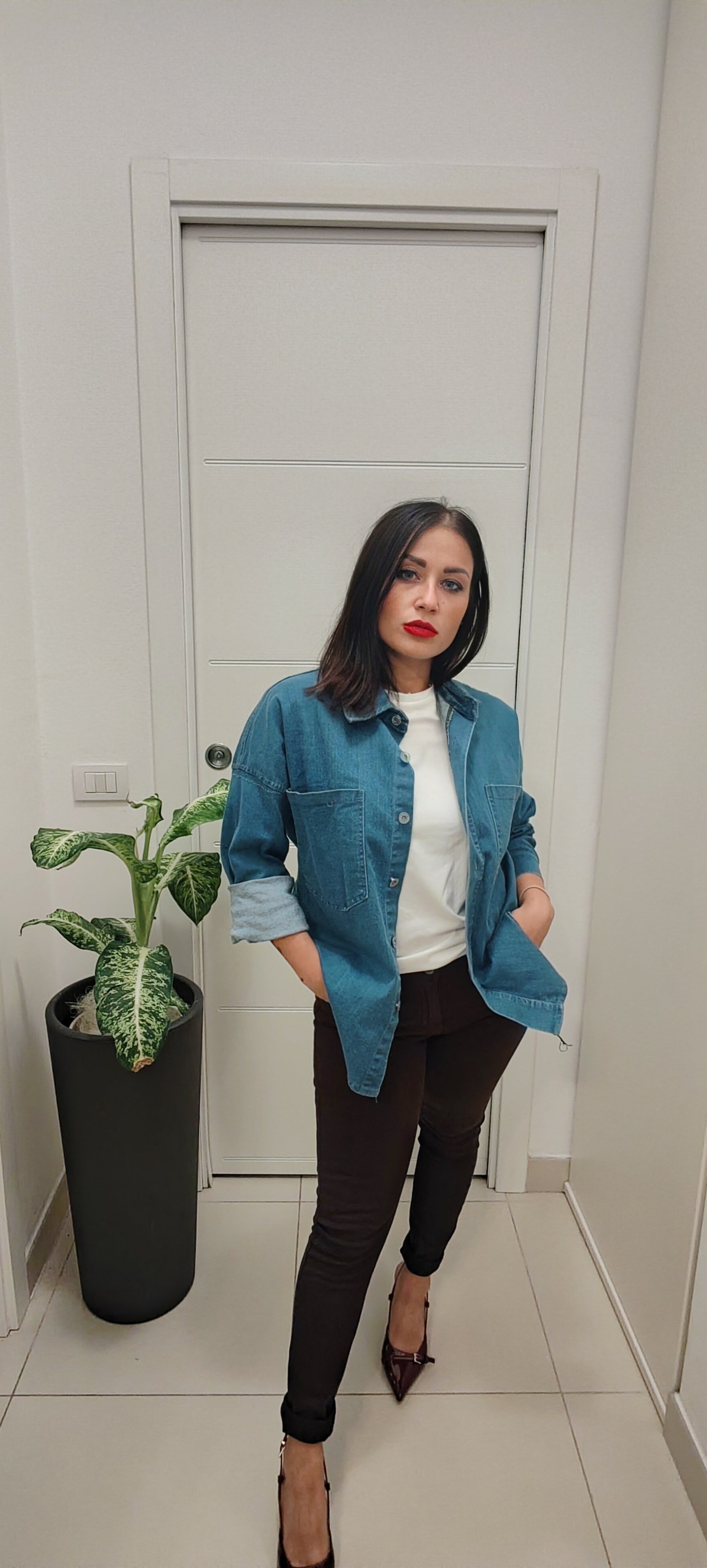 CAMICIA DI JEANS "CHIARA"