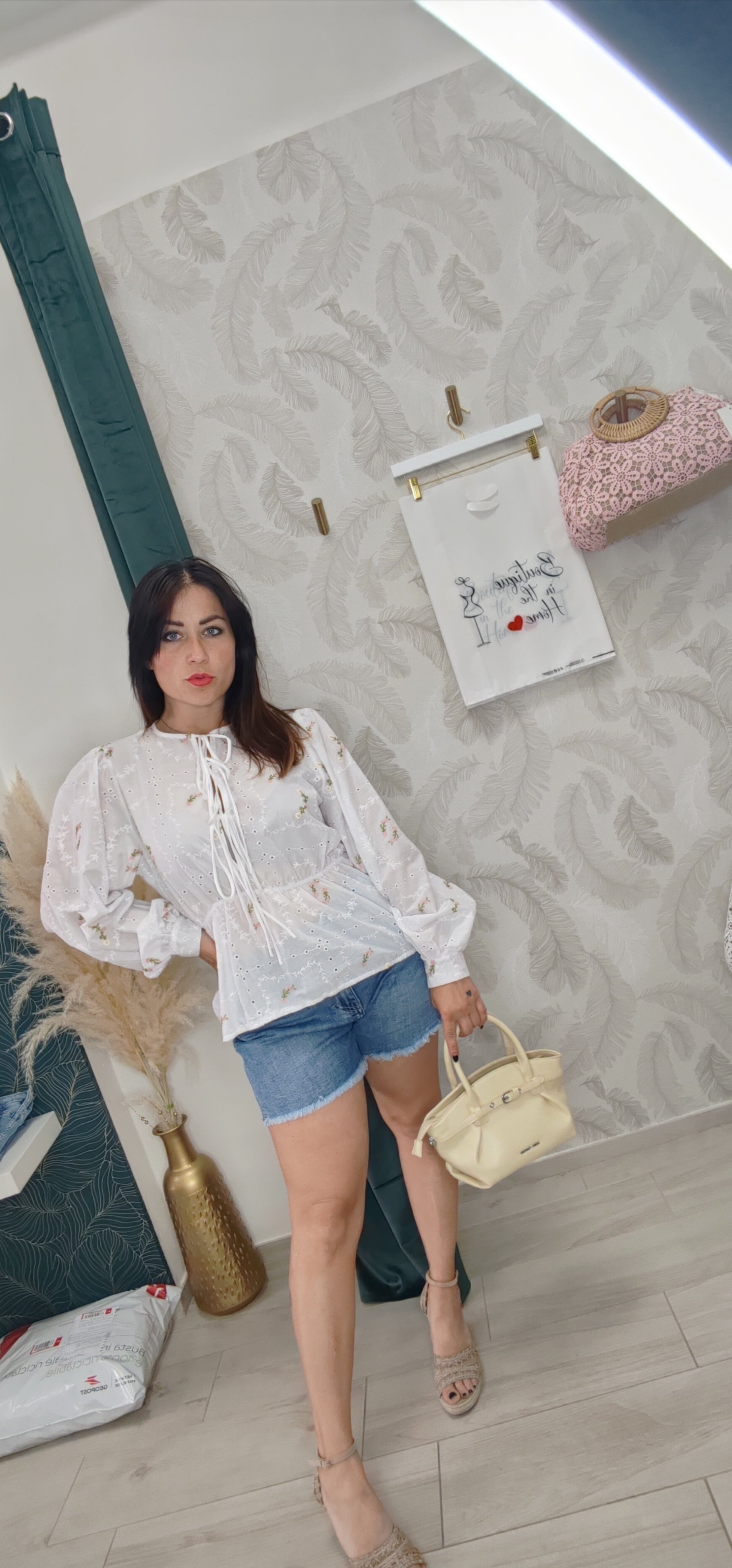 Short in jeans