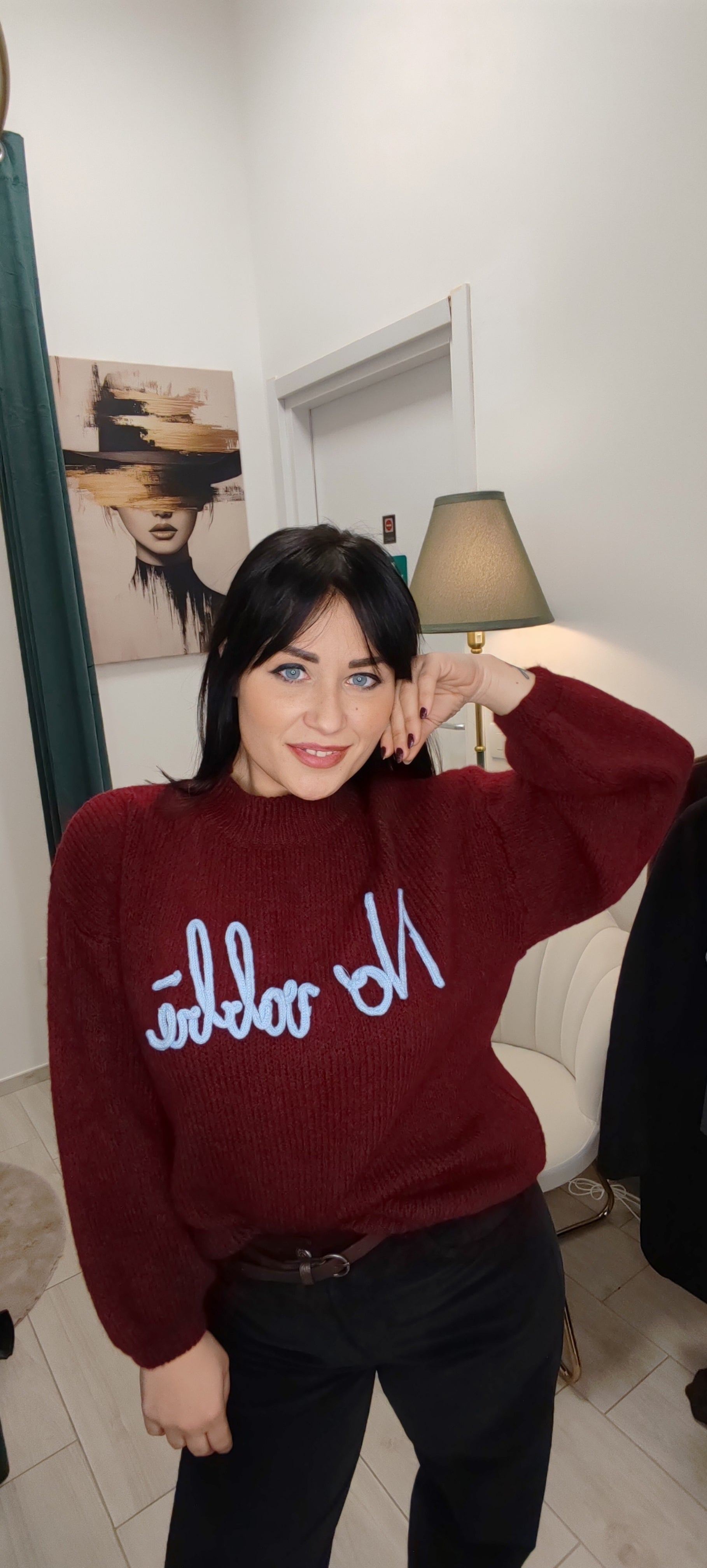 maglione "NO VABBE'"