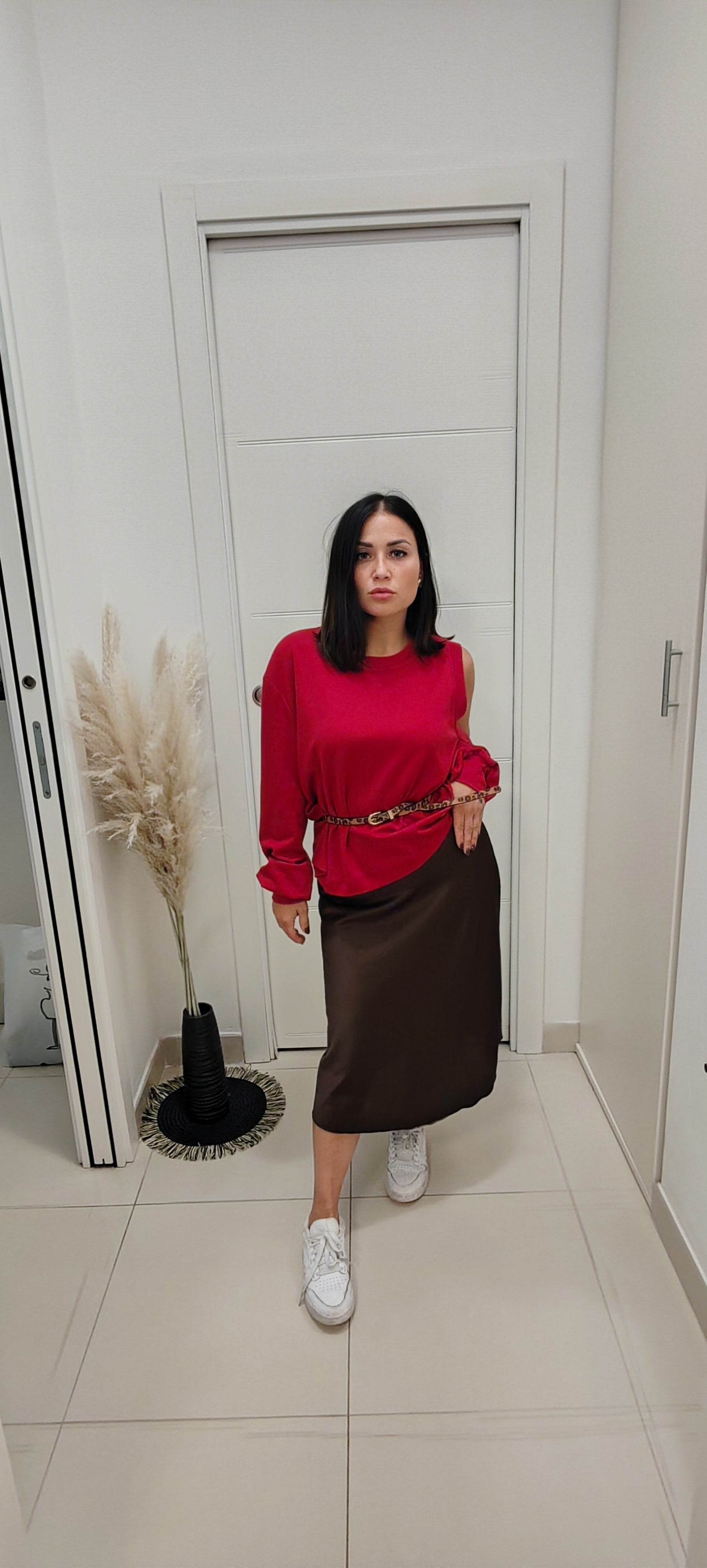 outfit casual ...felpa+gonna (completo)