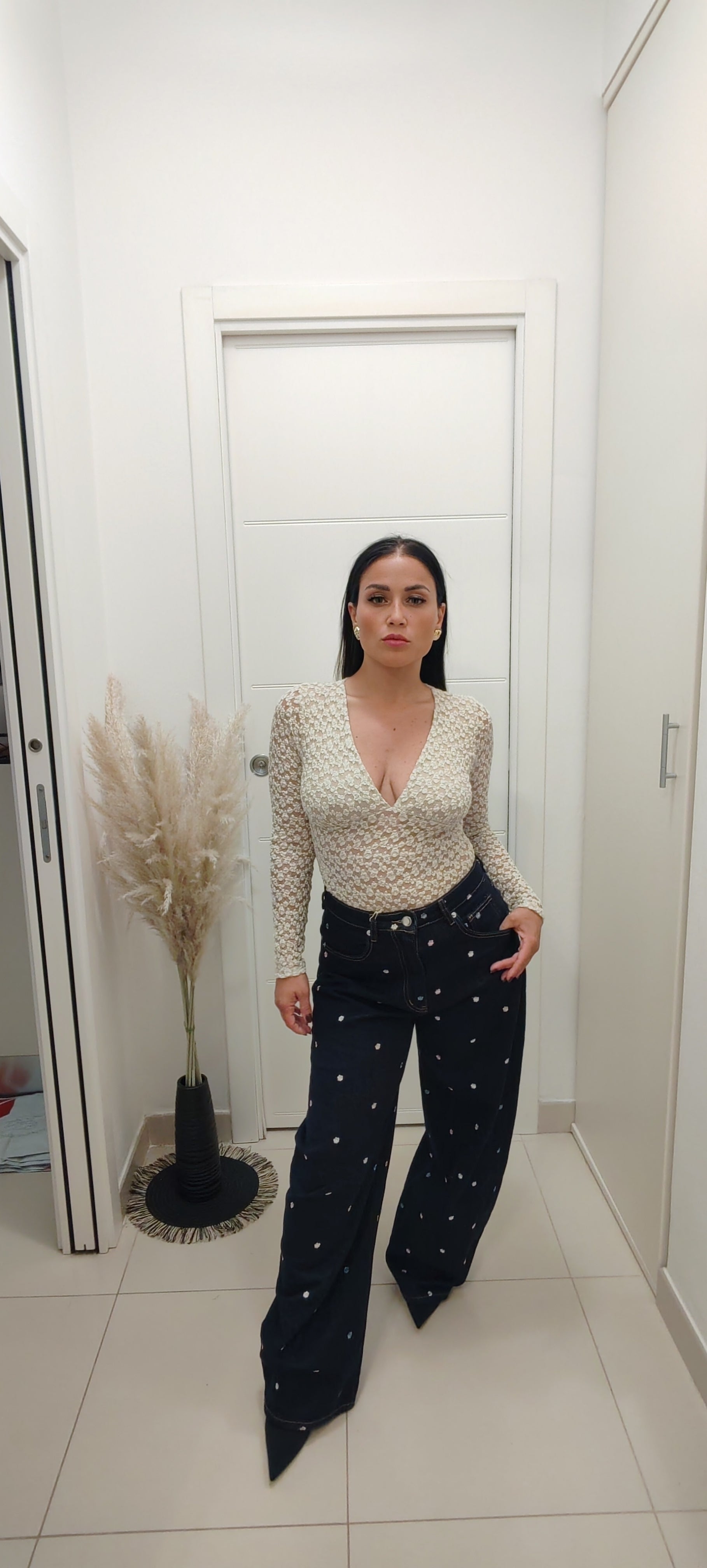 jeans FLOWER