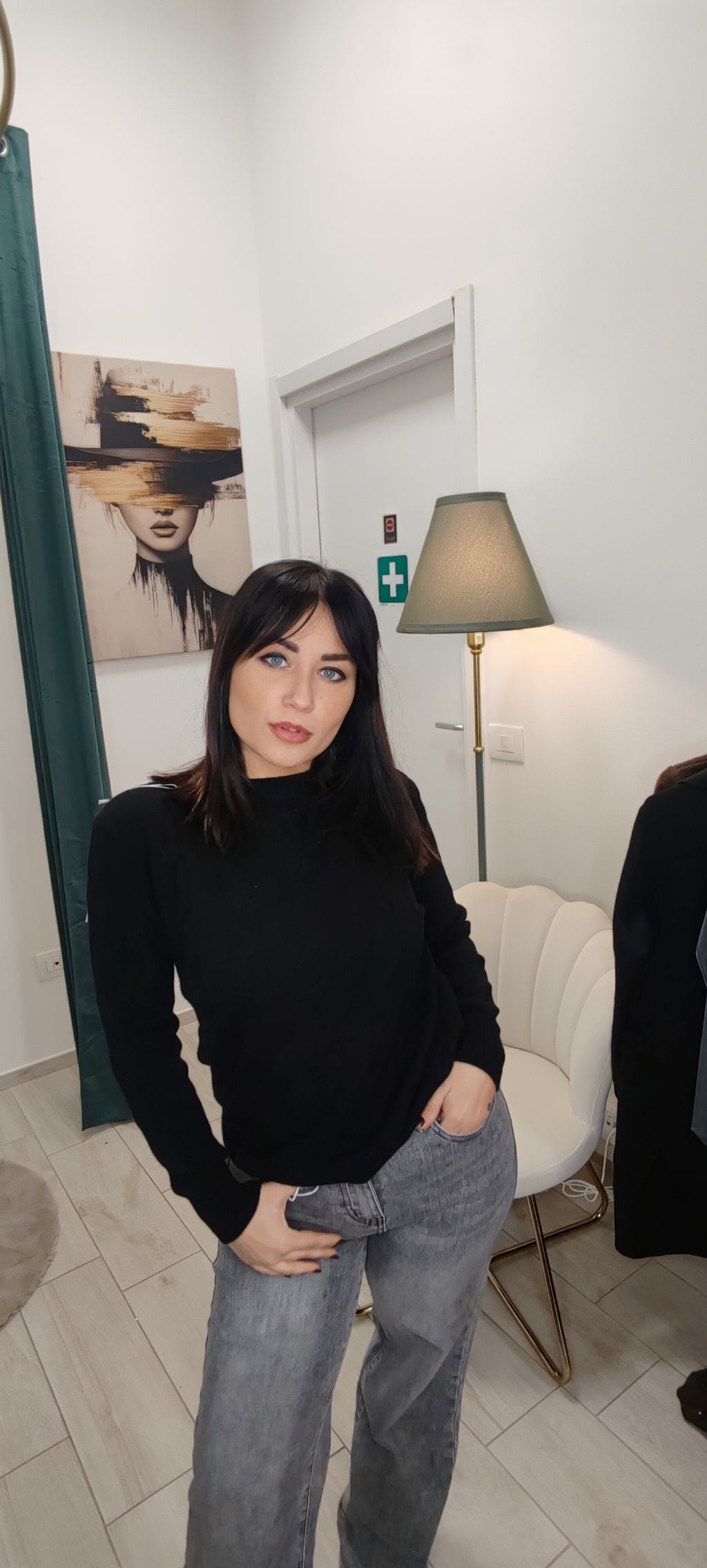 maflioncino Treccia ( con cashmere)