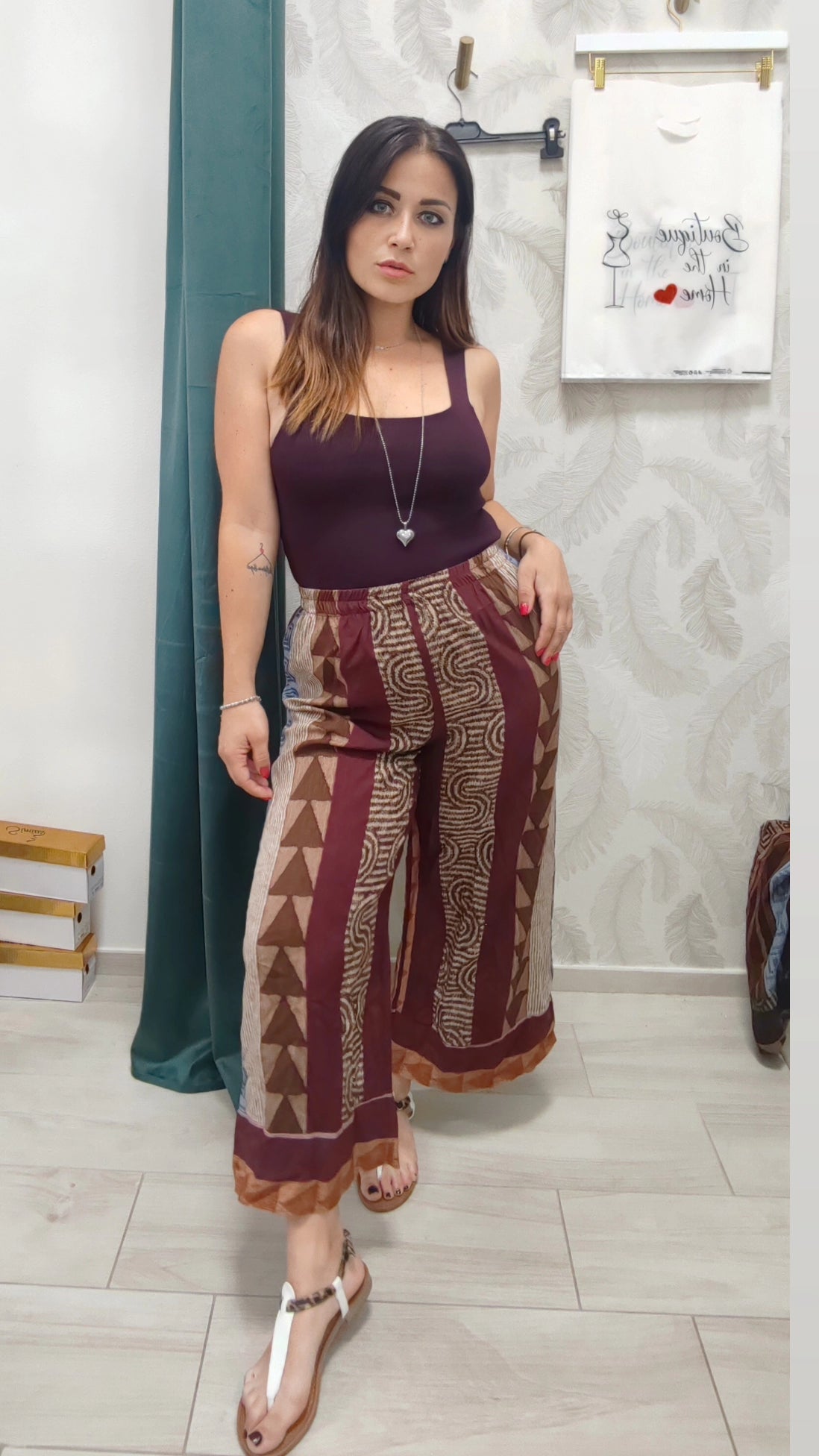 Pantalone in viscosa