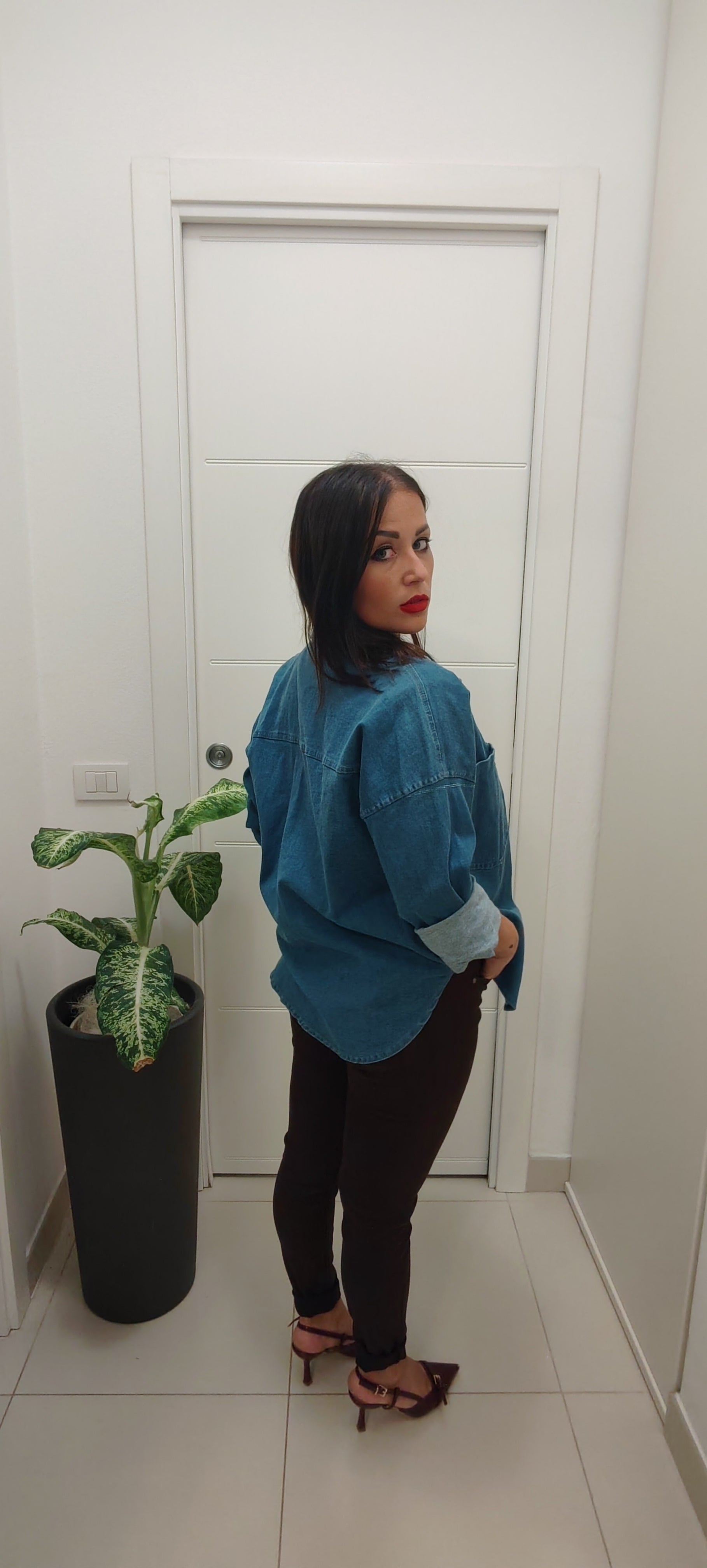 CAMICIA DI JEANS "CHIARA"